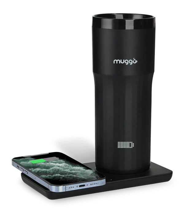 Smart drinking cup with wireless charging | Muggo Travel Mug